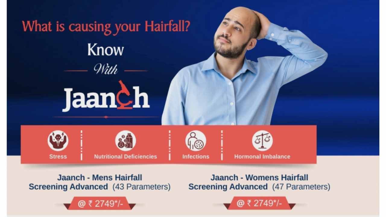 Jaanch Men's Hairfall Screening Advanced Thyrocare